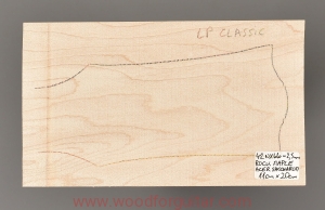 ROCK MAPLE blank for headstock of a guitar neck