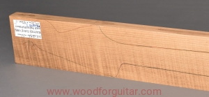 KLON FALISTY PIECZONY na gryf gitary basowej, 26mm