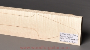 KLON FALISTY na gryf gitary, 25.4 mm