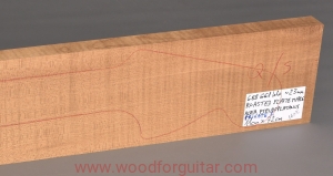 KLON FALISTY PIECZONY na gryf gitary, 23 mm