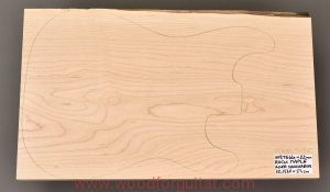 KLON CUKROWY na 1cz. top gitary, 22 mm