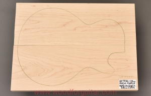 KLON CUKROWY na top gitary lub basu, 28 mm