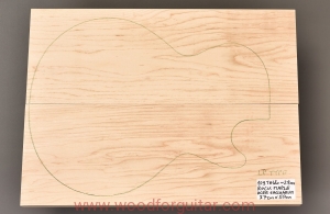 KLON CUKROWY na top gitary lub basu, 29 mm