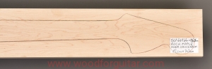 ROCK MAPLE guitar neck blank, 26.5 mm