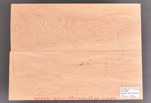 ALDER guitar 2-pc body blank, 42 mm