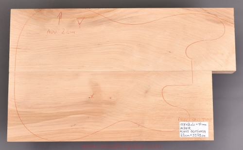 Woodforguitar_alder_olcha_195_body_korpus