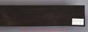EBONY guitar or short bass fingerboard blank