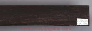 EBONY guitar or short bass fingerboard blank
