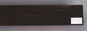 EBONY guitar or short bass fingerboard blank
