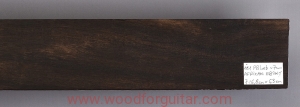 EBONY guitar or short bass fingerboard blank