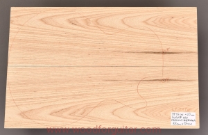 JESION BAGIENNY na top korpusu gitary, 20 mm 