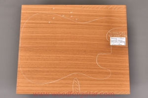 ROASTED AYOUS wood for 2-pc guitar body, 50 mm