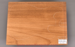 ROASTED AYOUS wood for 1-pc guitar body, 49 mm