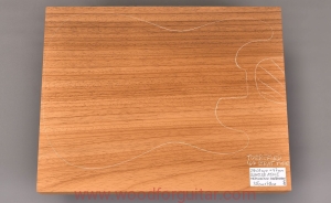 ROASTED AYOUS wood for 1-pc guitar body, 47 mm