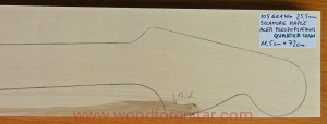 Drewno KLON na gryf typu Strat, gr. 25.5mm