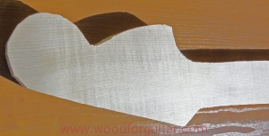 Drewno KLON FALISTY na gryf leworęczny typu Strat CBS